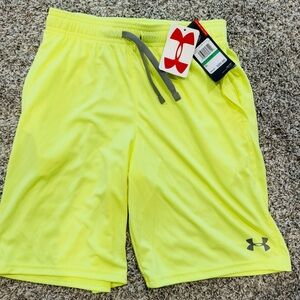 Under Armour Neon Yellow Athletic Shorts